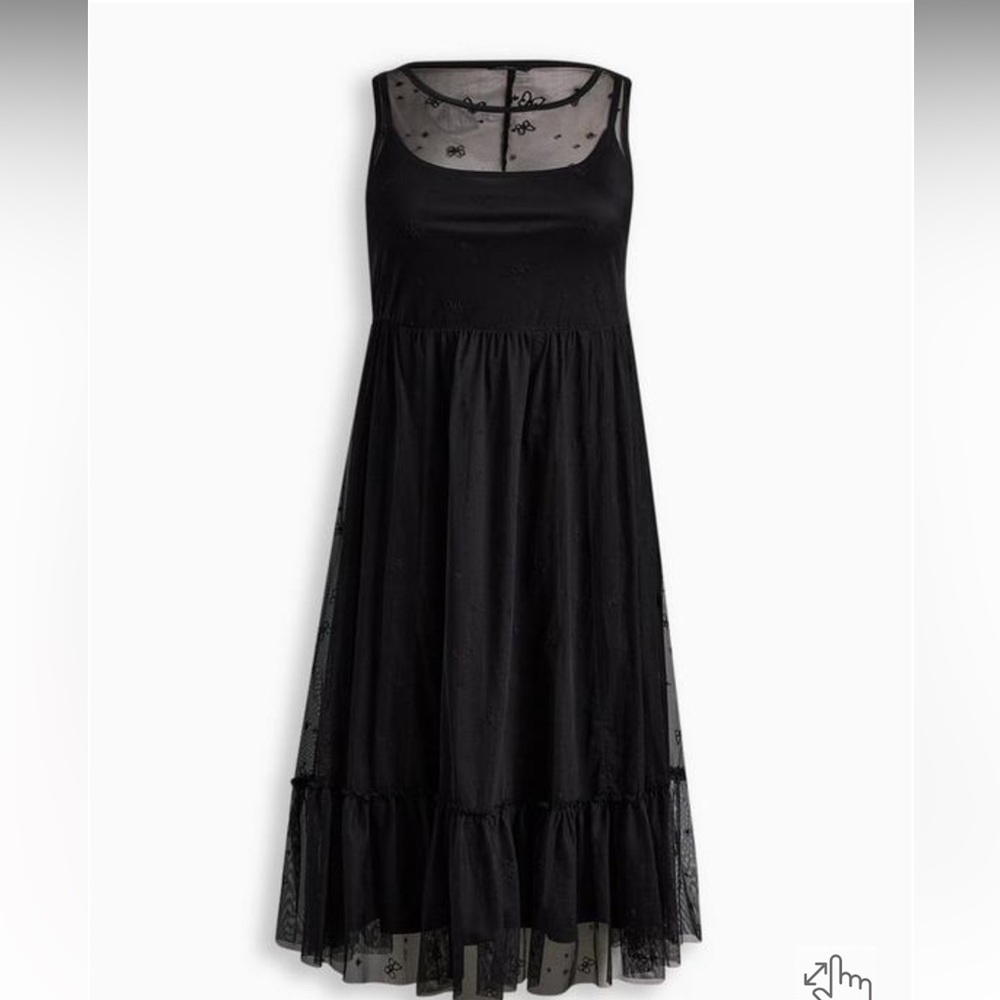 Disney Minnie Mouse Maxi Sheer Mesh Layering Dress
